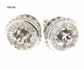 Pendientes con brillantes — modelo PE-015