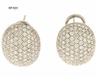 Pendientes con brillantes — modelo PE-016