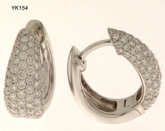 Pendientes con brillantes — modelo PE-017