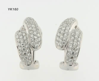 Pendientes con brillantes — modelo PE-044