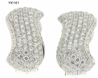 Pendientes con brillantes — modelo PE-043