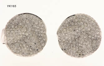 Pendientes con brillantes — modelo PE-040