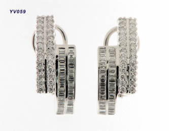 Pendientes con brillantes — modelo PE-024