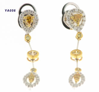 Pendientes con brillantes — modelo PE-006